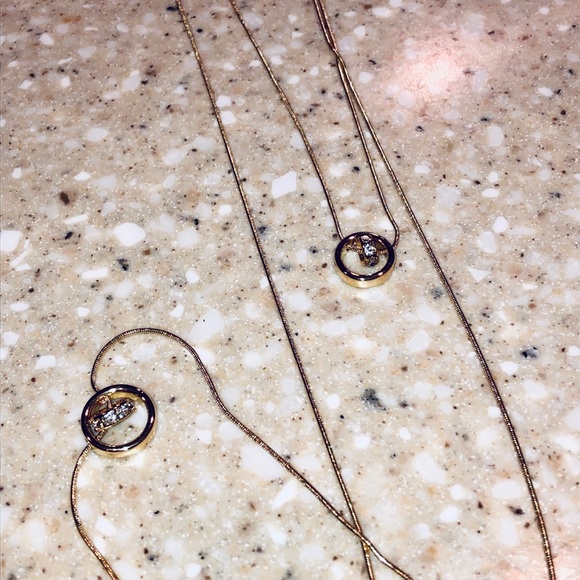 🌈 Lauren Conrad Double Chain Necklace - Picture 7 of 7